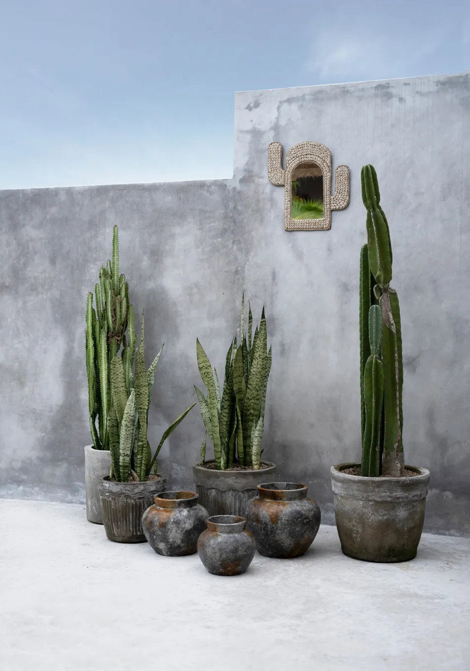 Le vase Funky - Gris antique - S