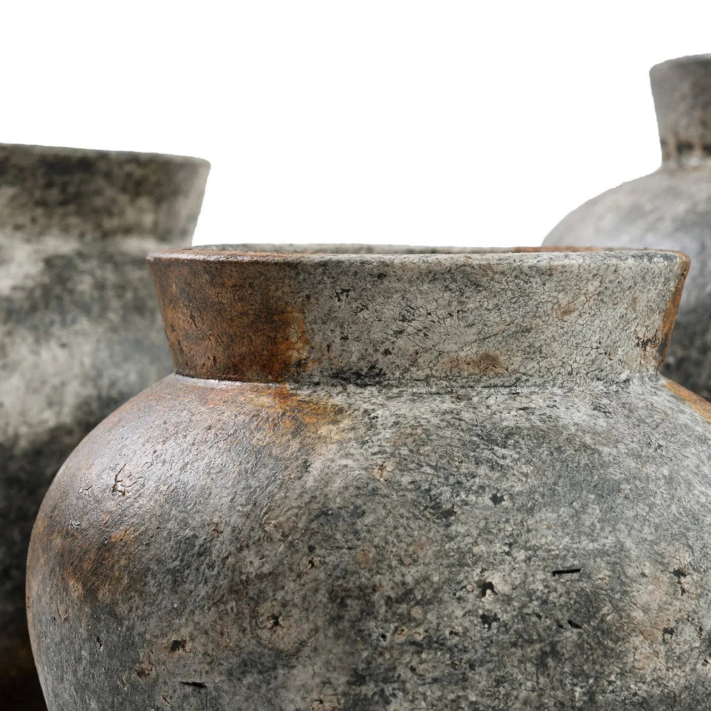 Le vase Funky - Gris antique - S