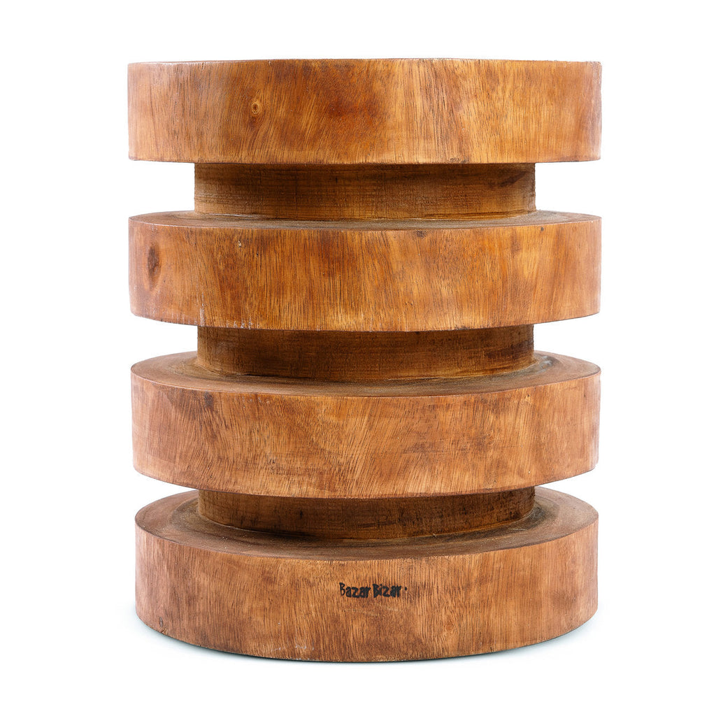 Le tabouret Massaka - naturel