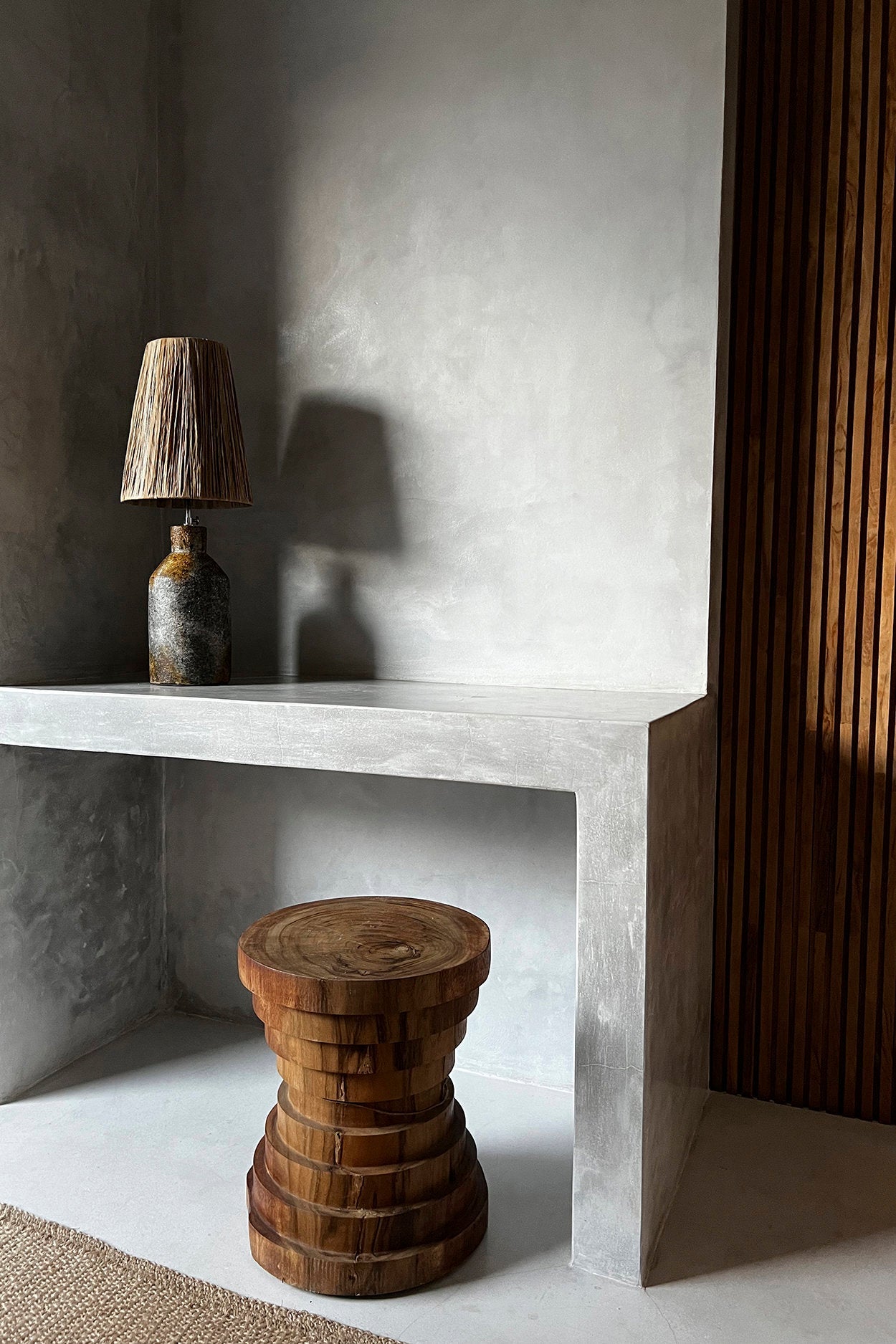 Le tabouret Mazu - naturel