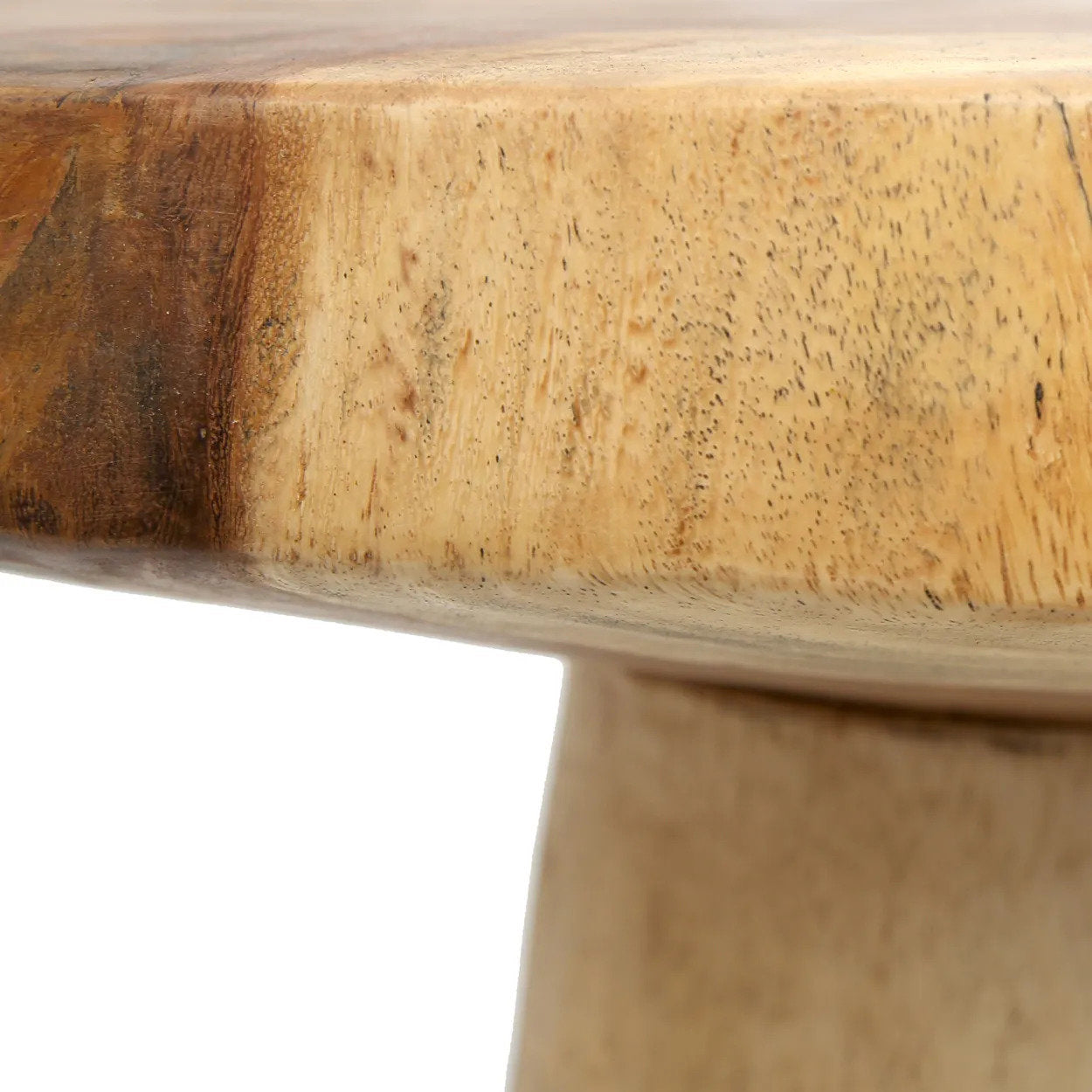 Table d'appoint conique Timber - finition naturelle - 50