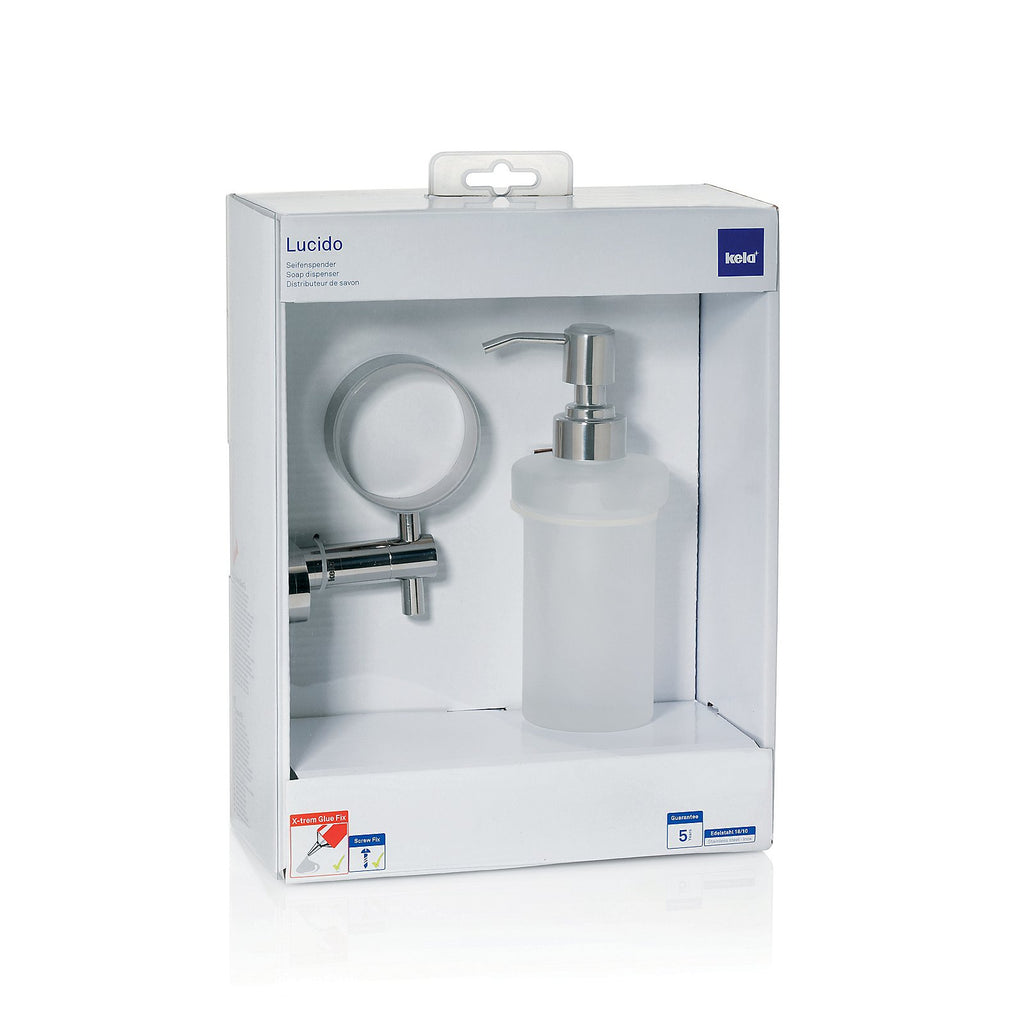 Distributeur de savon Lucido 250 ml avec fixation murale