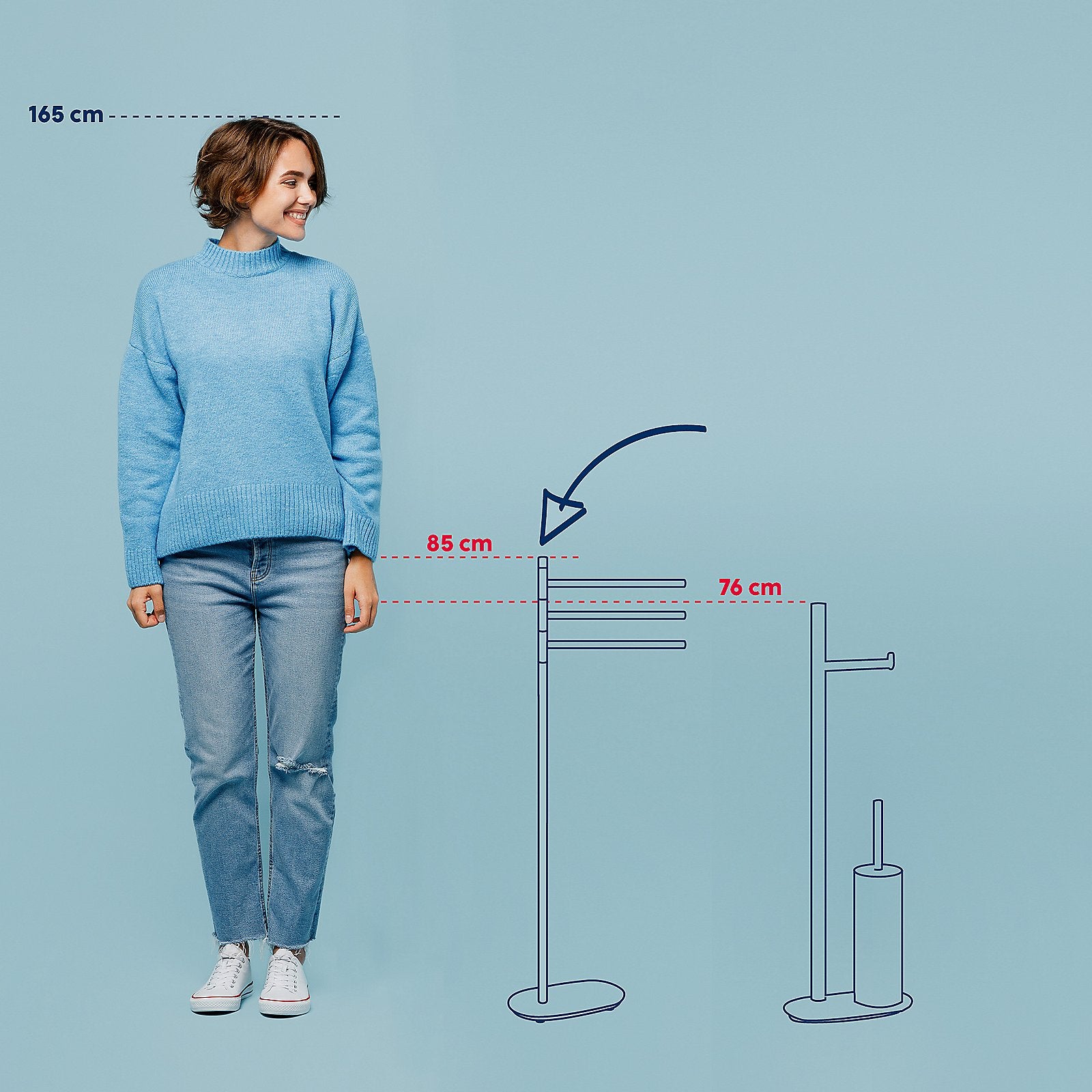 Lucido porte-serviette