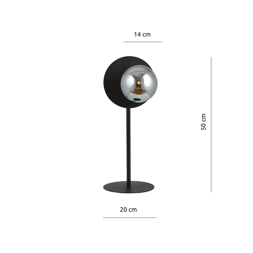 Lampe OSLO LN NOIR/GRAPHITE