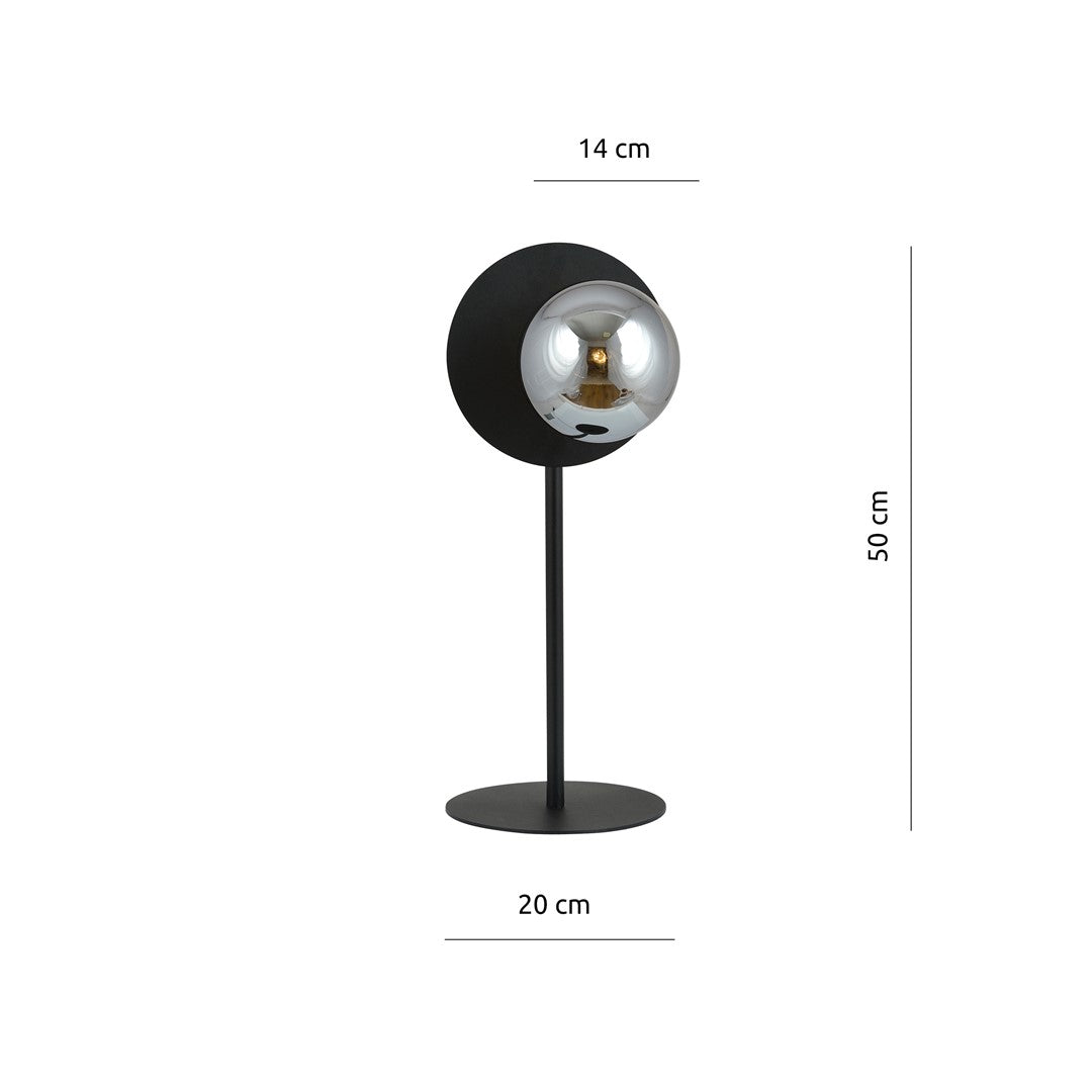 Lampe OSLO LN NOIR/GRAPHITE