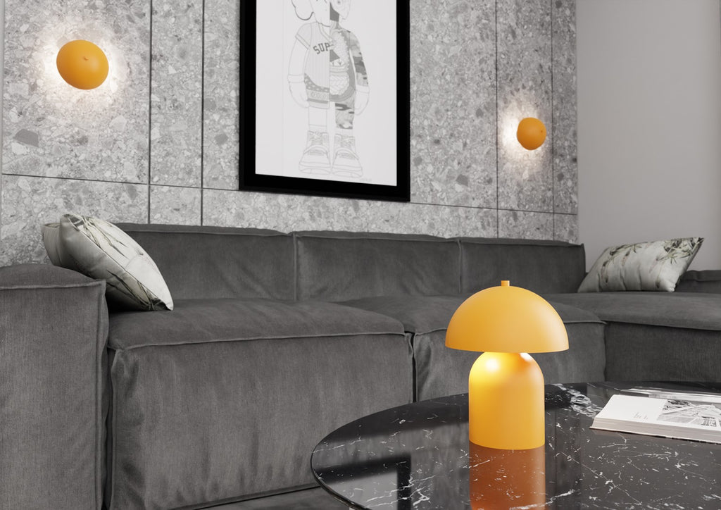 LAMPE MUSH Or