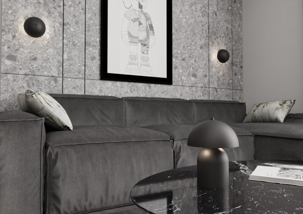 LAMPE MUSH Noir