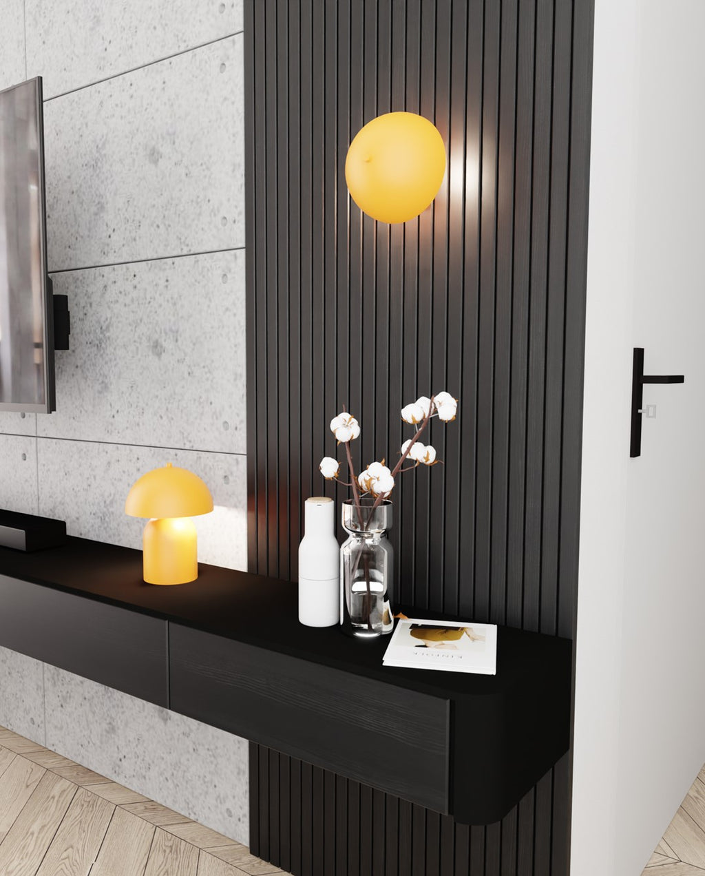 LAMPE MUSH Or