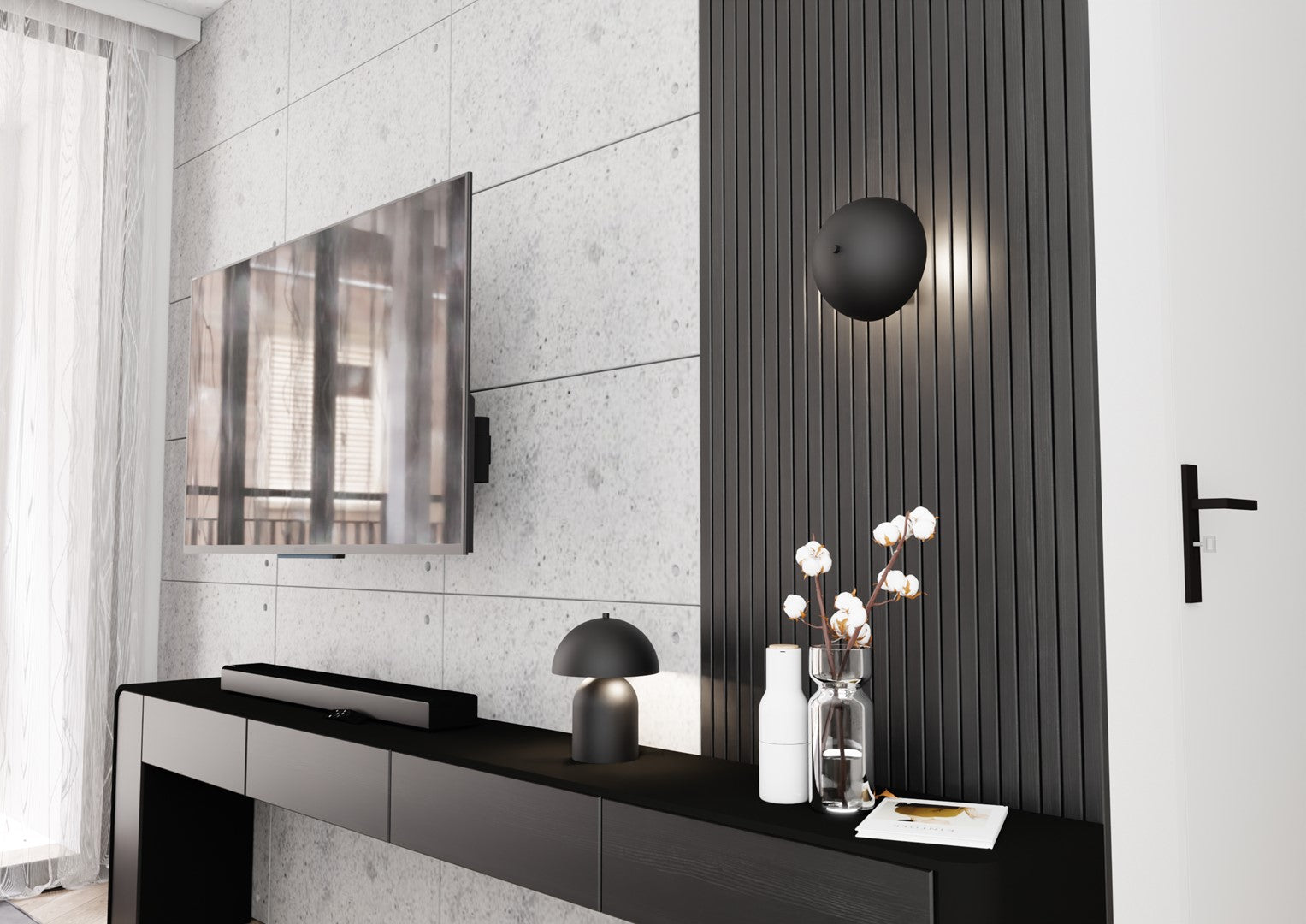 LAMPE MUSH Noir