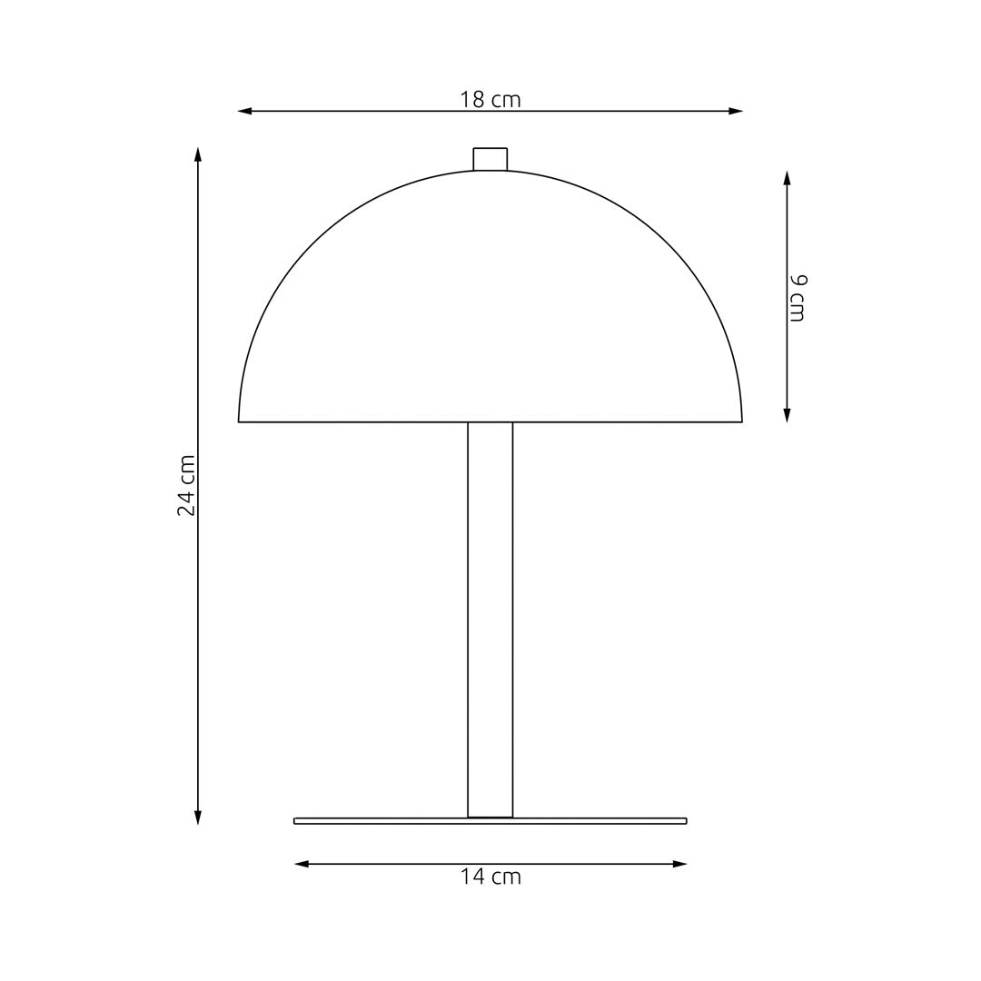 Lampe MOGU  Noir