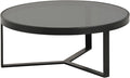 Table basse Lazio en verre Ø75