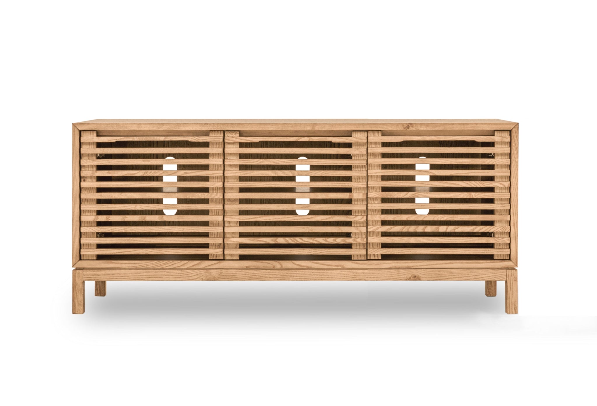 Tanner Meuble TV 3 portes coloris lin