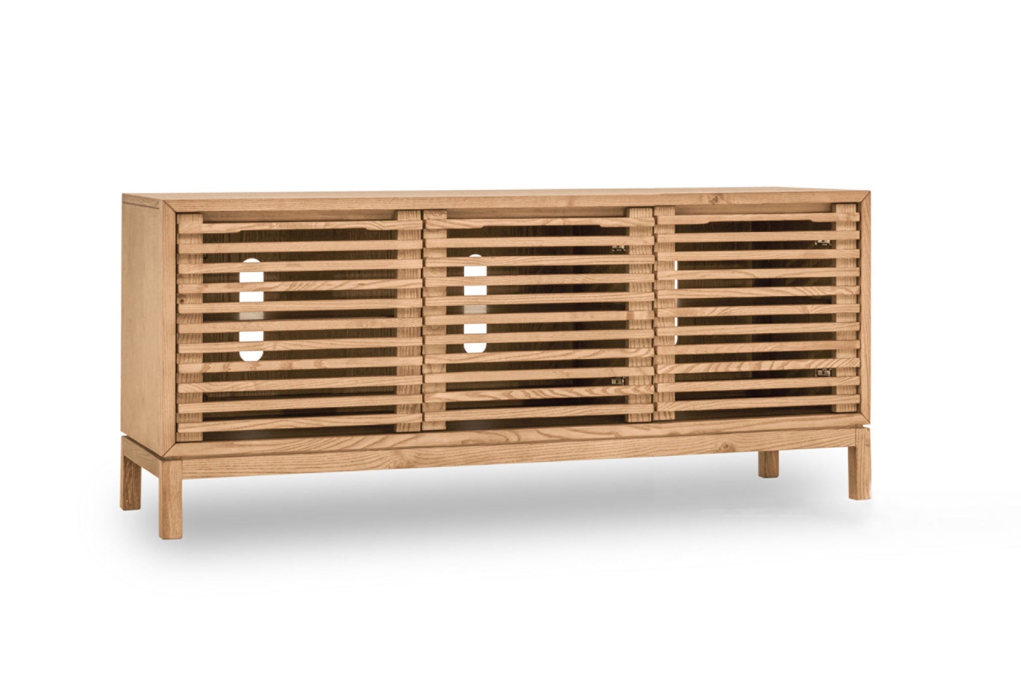 Tanner Meuble TV 3 portes coloris lin