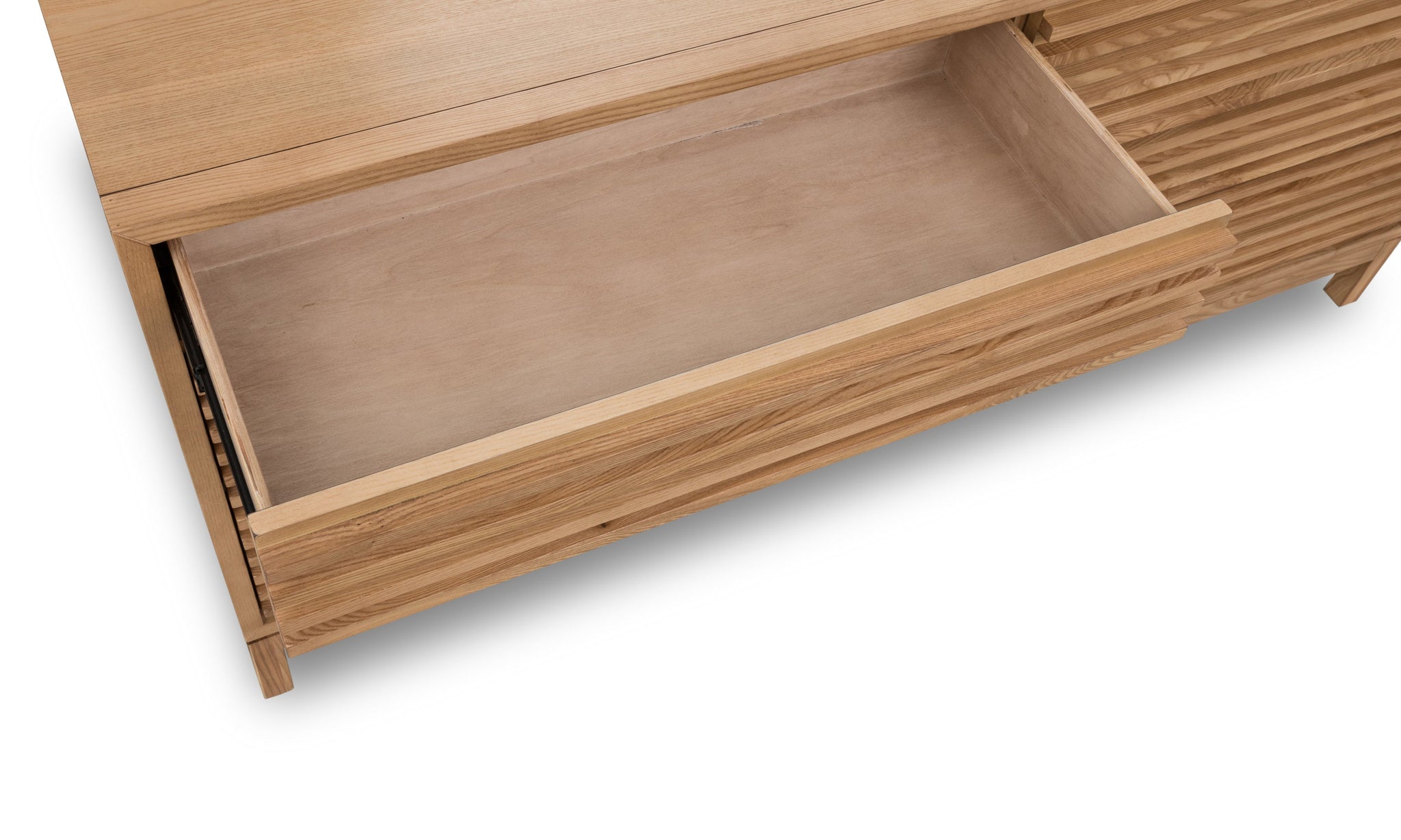 Commode Tanner à six tiroirs en bois de frêne, couleur lin