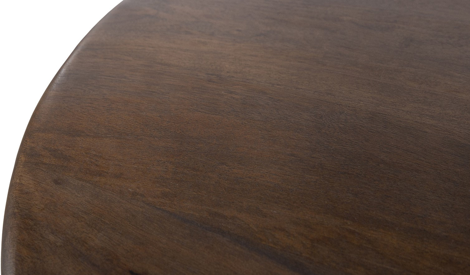 Table d'appoint Ø50, manguier brun noyer